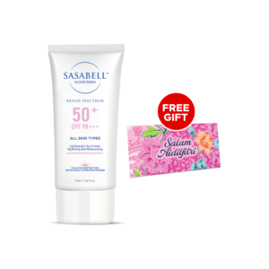 Sasabell Sunscreen SPF50 PA+++ (1PCS) 50ML