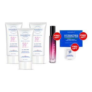 Sasabell Sunscreen SPF50 PA+++ (3PCS) 50ML