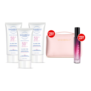 Sasabell Sunscreen SPF50 PA+++ (3PCS) 50ML